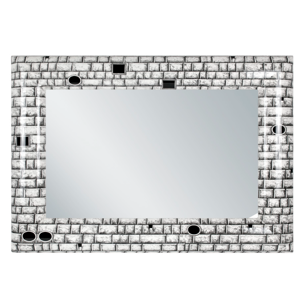 Mirror Frame Architettura Black/White – Opulence Design Concept