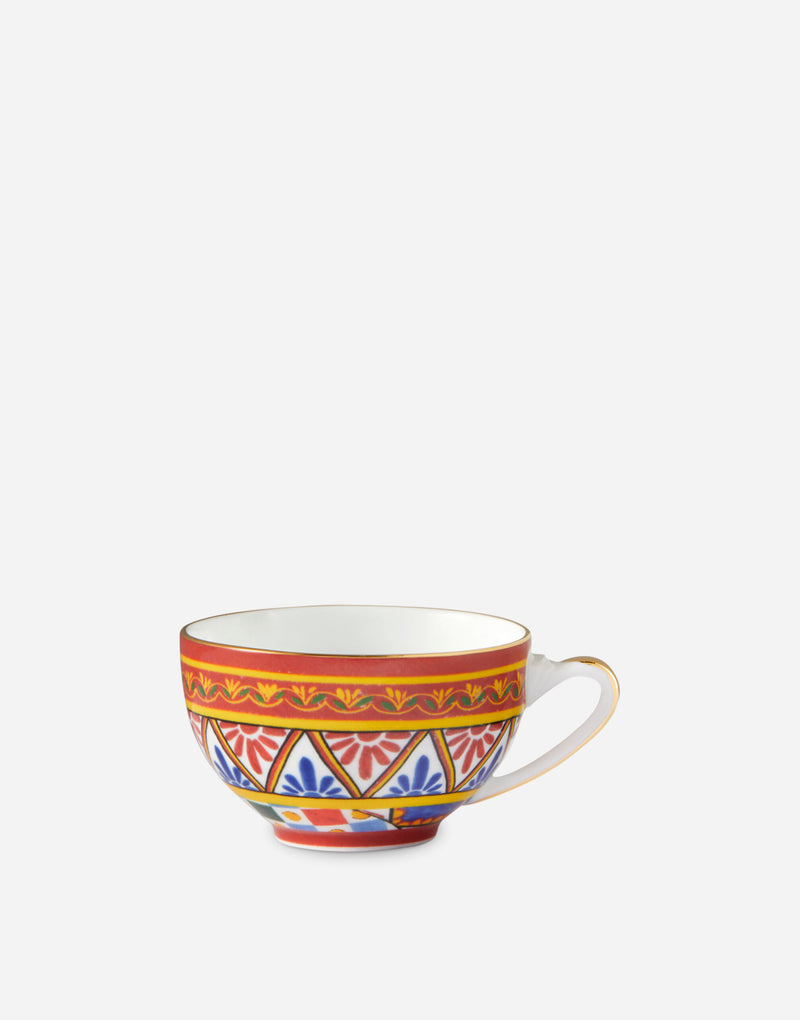 Carretto Teacup and Saucer Multicolor
