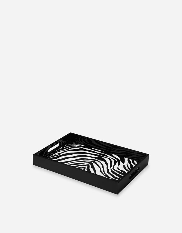 Zebra Rectangular Tray