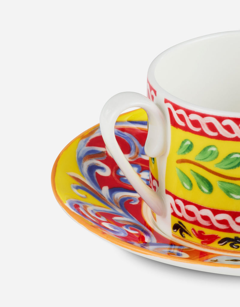 Carretto Teacup and Saucer Yellow