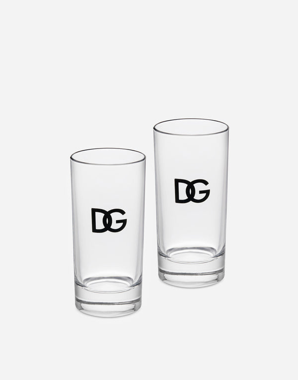 DG Logo Set 2 Drink Glasses