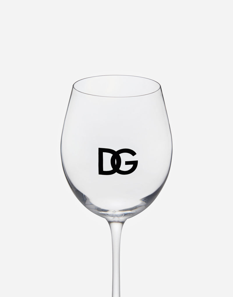 DG Logo Set 2 Wine Glasses