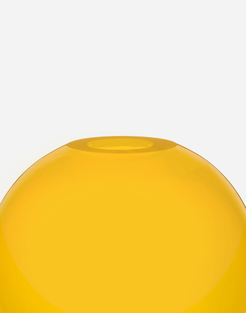 Yellow Transparent Vase