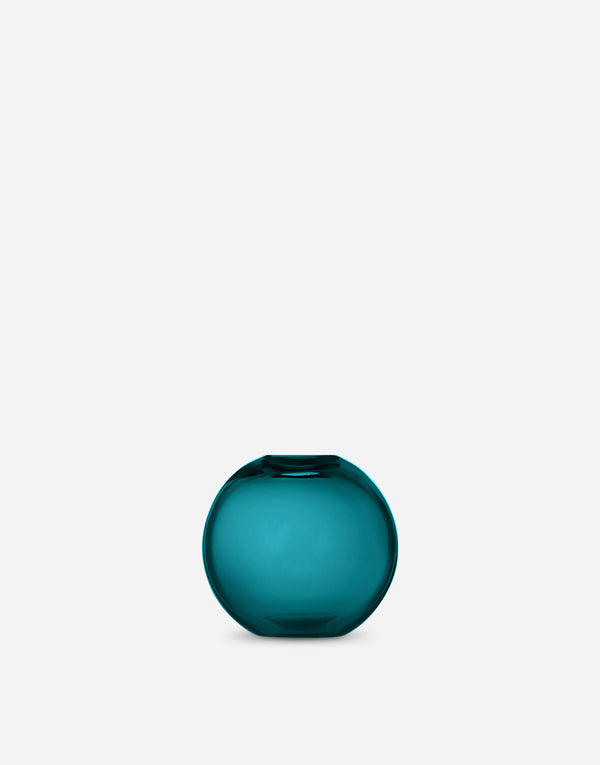 Avio Blue Transparent Vase