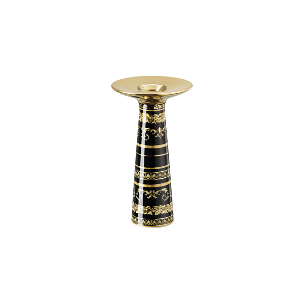 Virtus Gala Black Vase/Candleholder 18cm