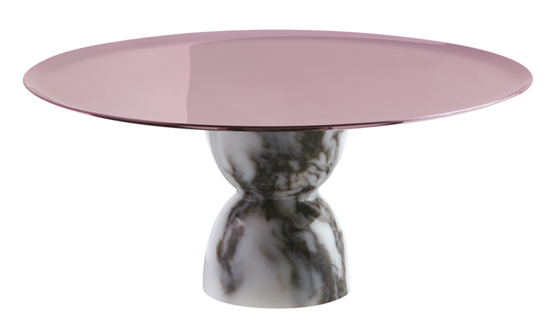 Stand Madame Pvd Parfait Amour Base Resin White Marble