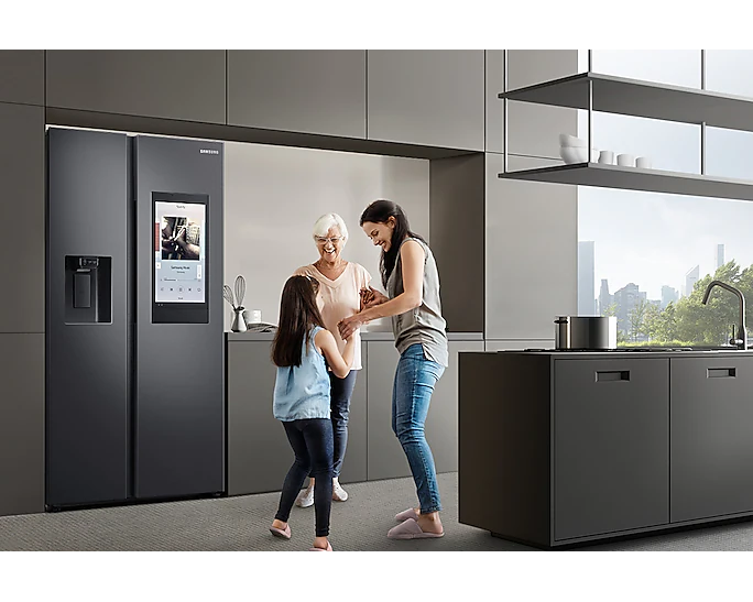 Samsung 23.2 cu.ft. Family Hub Side By Side with Smart Things Connectivity