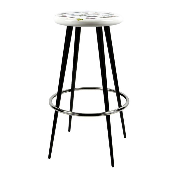 Bar stool Farfalle colour/white