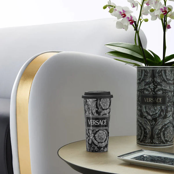 COFFEE CUP TO GO BAROCCO BLACK GREY