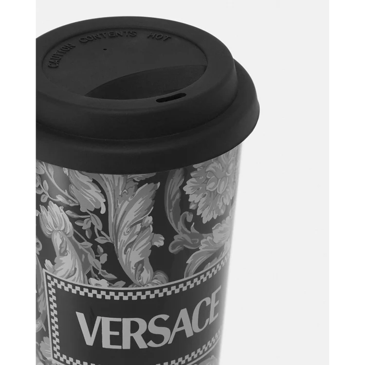 COFFEE CUP TO GO BAROCCO BLACK GREY
