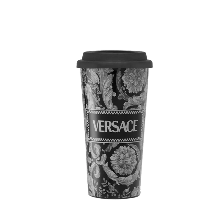 COFFEE CUP TO GO BAROCCO BLACK GREY