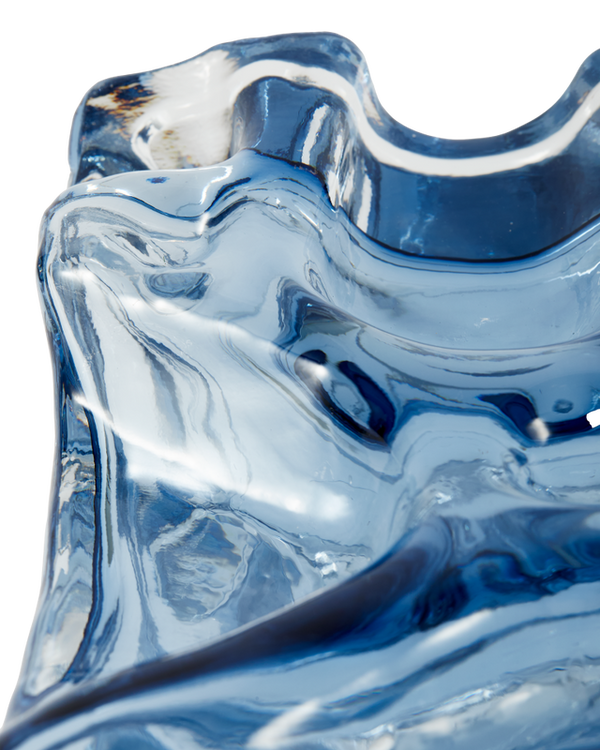 Vase Ice Dark Blue