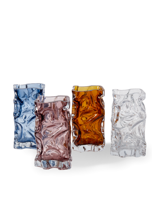 Vase Ice Dark Blue