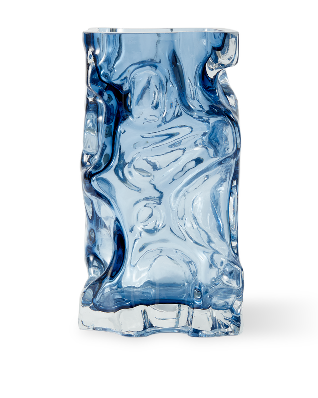 Vase Ice Dark Blue