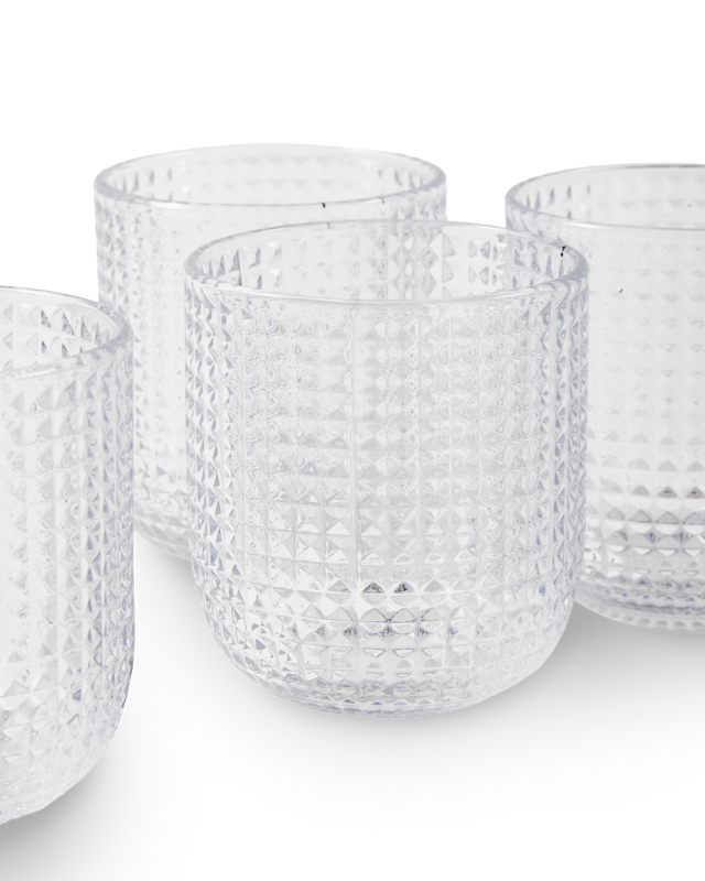 Tumblers Rooftop Clear Set 4