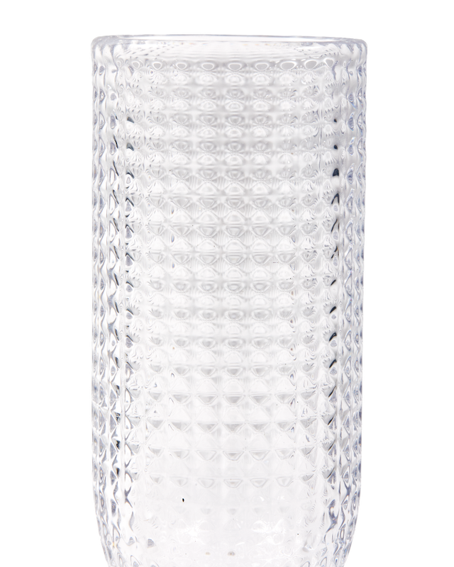Champagne Glasses Rooftop Clear Set 4