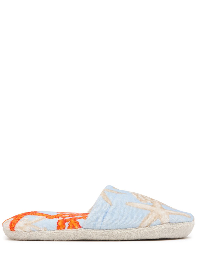 BATH SLIPPERS BAROCCO DE LA MER M DUSTY