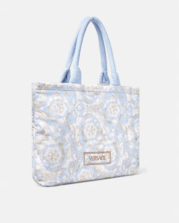 BAG TOWEL BAROCCO BLUE HYDRANGEA CORAL BONE