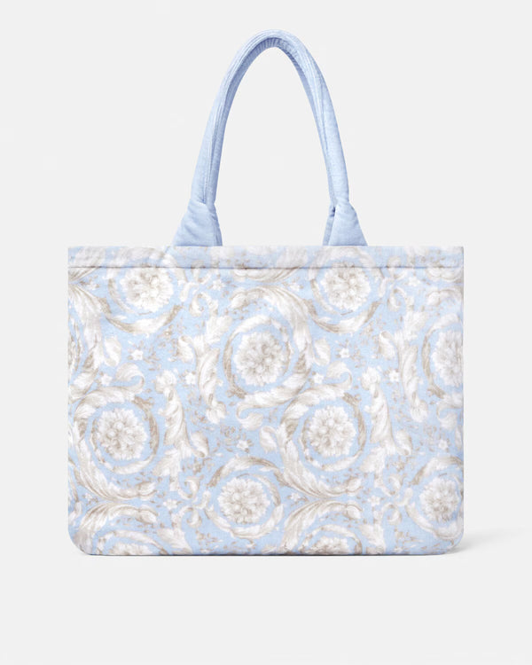 BAG TOWEL BAROCCO BLUE HYDRANGEA CORAL BONE