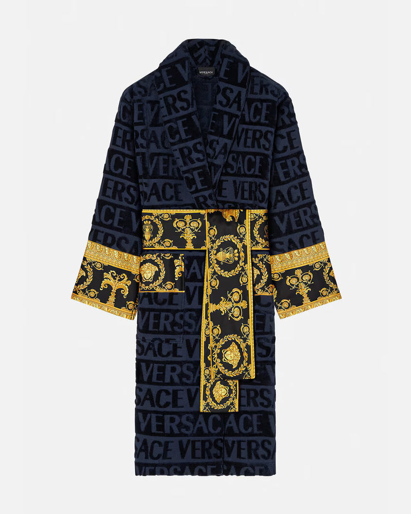 BATHROBE I HEART BAROQUE BLUE