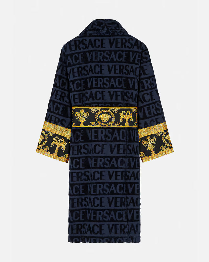 BATHROBE I HEART BAROQUE BLUE