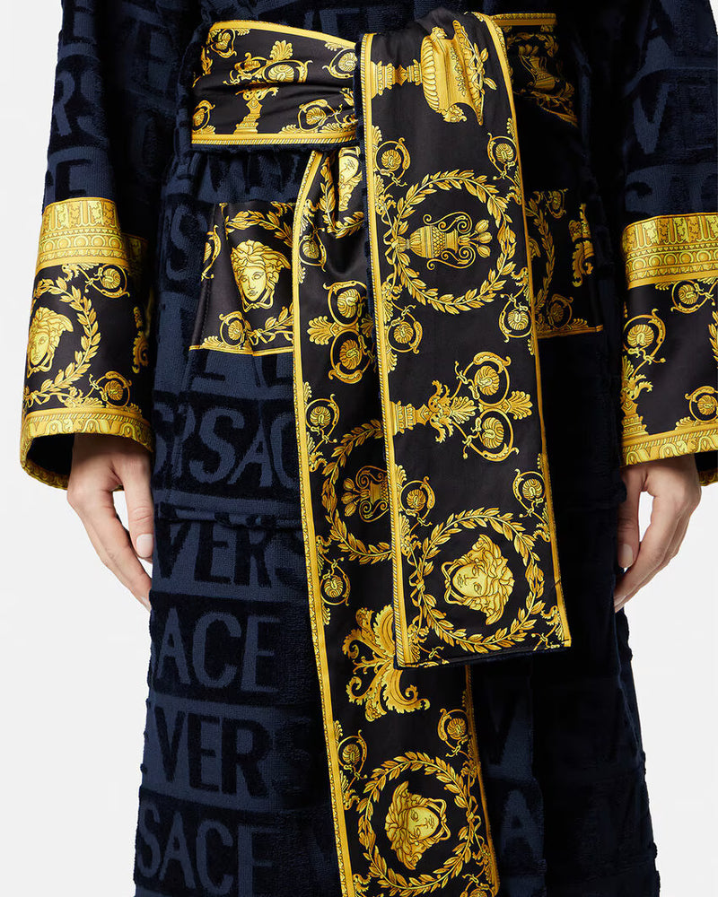 BATHROBE I HEART BAROQUE BLUE