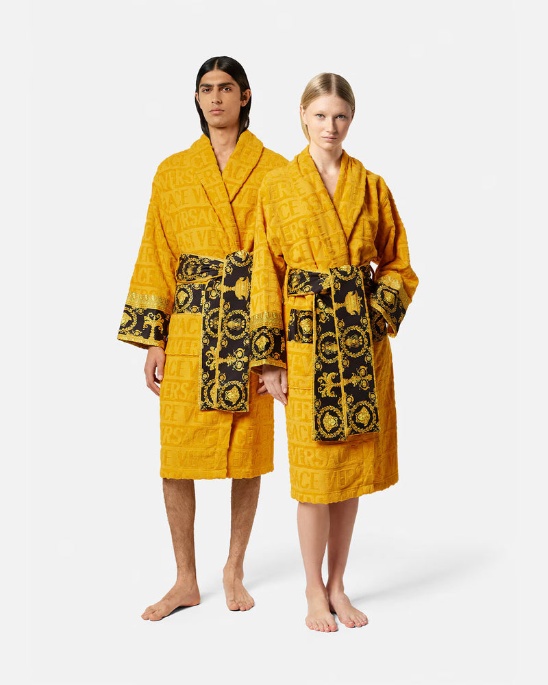 I ♡ Baroque Bathrobe Gold