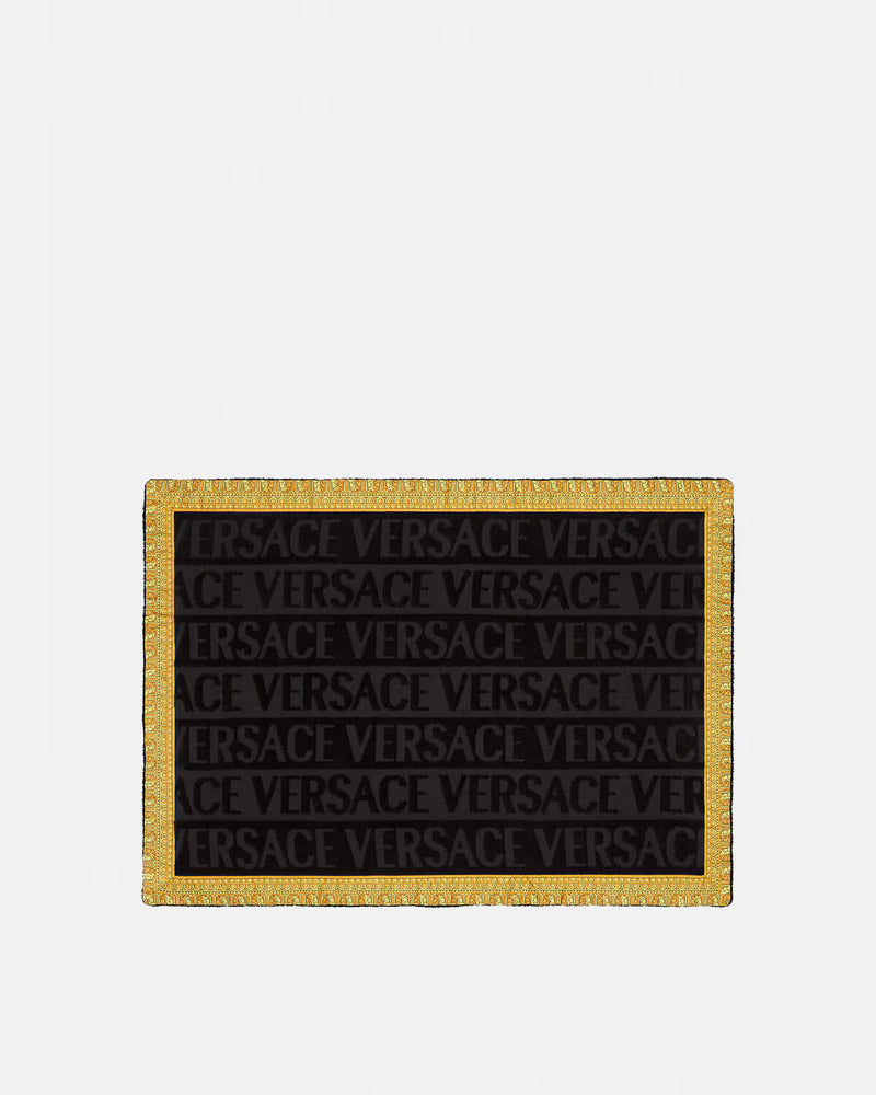 BATH MAT I HEART BAROQUE BLACK