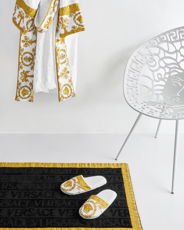 BATH MAT I HEART BAROQUE BLACK