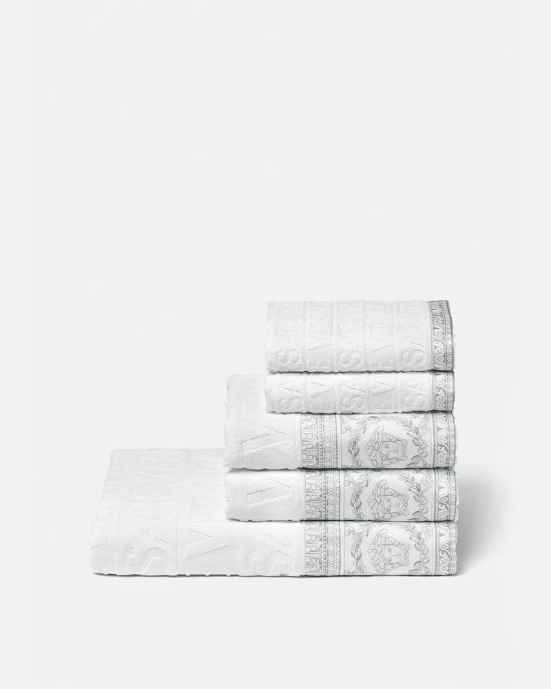 BATH SET (5PCS) I HEART BAROQUE WHITE