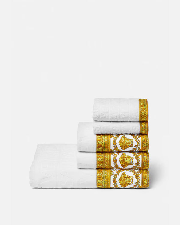 BATH SET (5PCS) I HEART BAROQUE WHITE