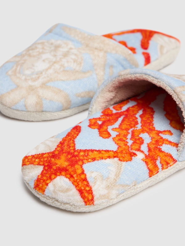 BATH SLIPPERS BAROCCO DE LA MER M DUSTY