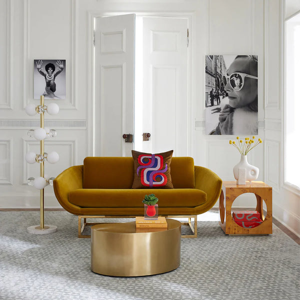 KIDNEY TABLE - SMALL - BRASS