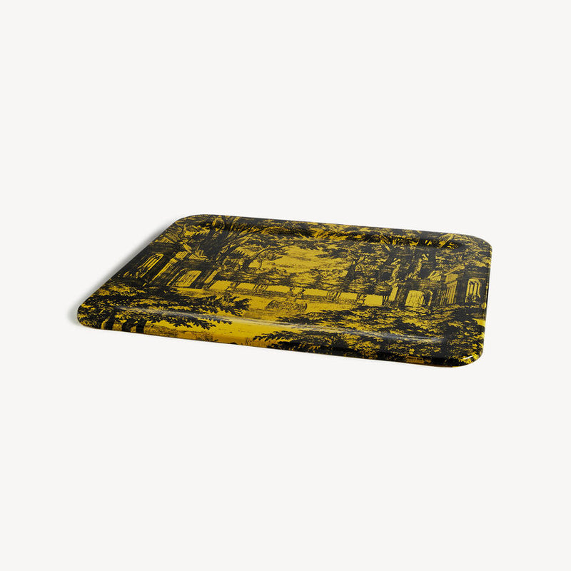 Tray Giardino Settecentesco black/yellow