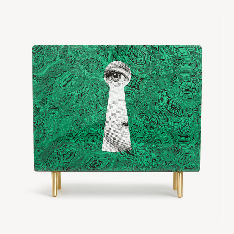 Magazine Rack Serratura on Malachite