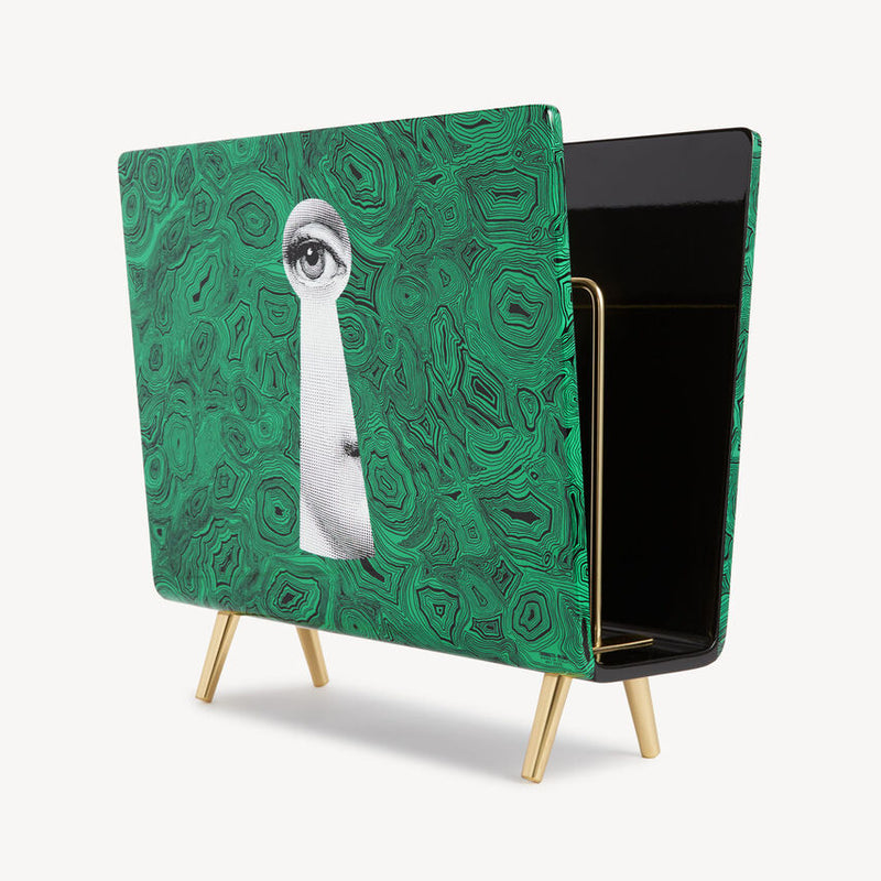 Magazine Rack Serratura on Malachite