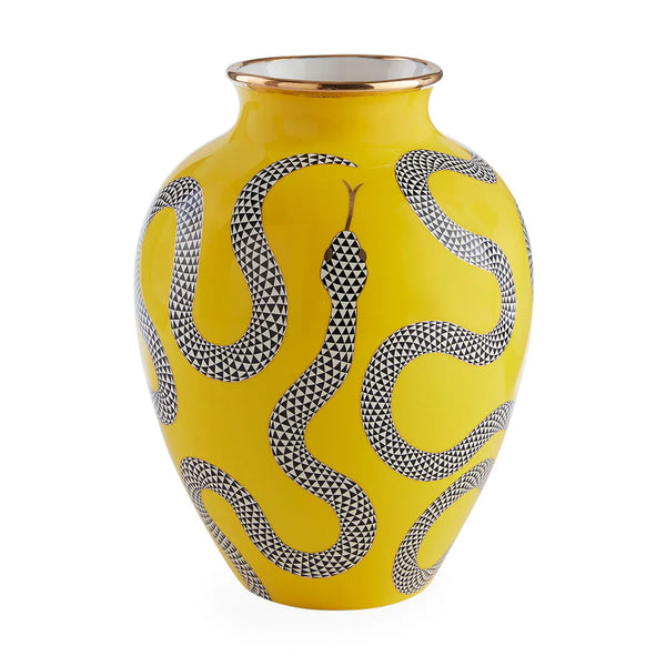 EDEN URN VASE - YELLOW - 33316