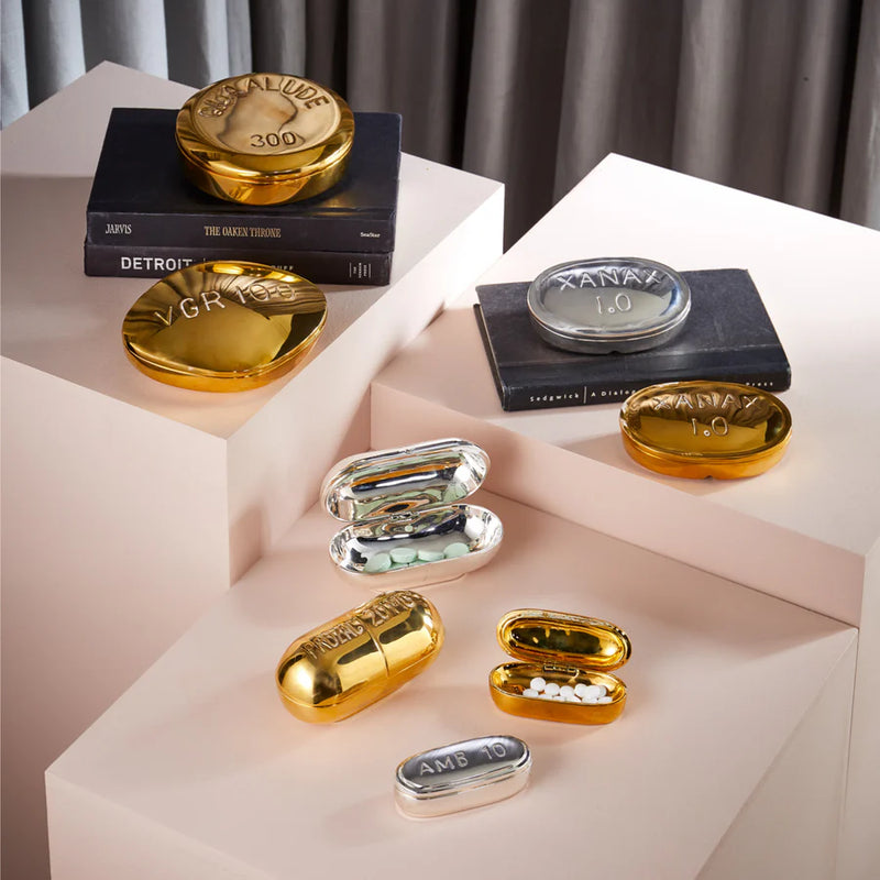 XANAX BRASS PILL BOX