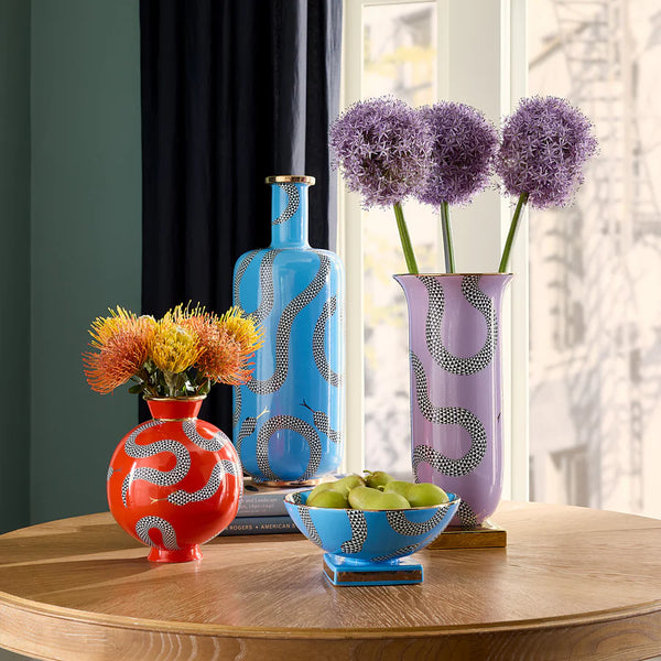 EDEN FLARED TALL VASE - PURPLE - 34685