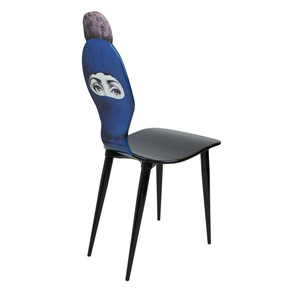 Chair Lux Gstaad Blue/Ponpon Pink