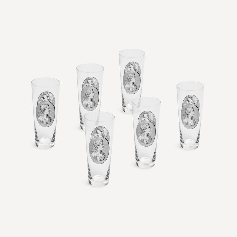 Set 6 soda glasses Cammei