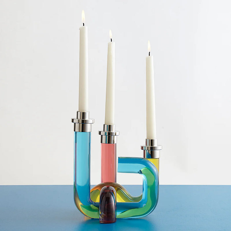 POMPIDOU ACRYLIC CANDLEHOLDER