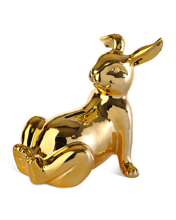 Bunny Belly Moneybox Gold