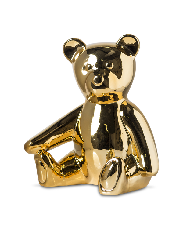 Teddy Moneybox Gold