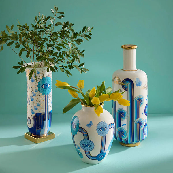 DRUGGIST FLARED TALL VASE