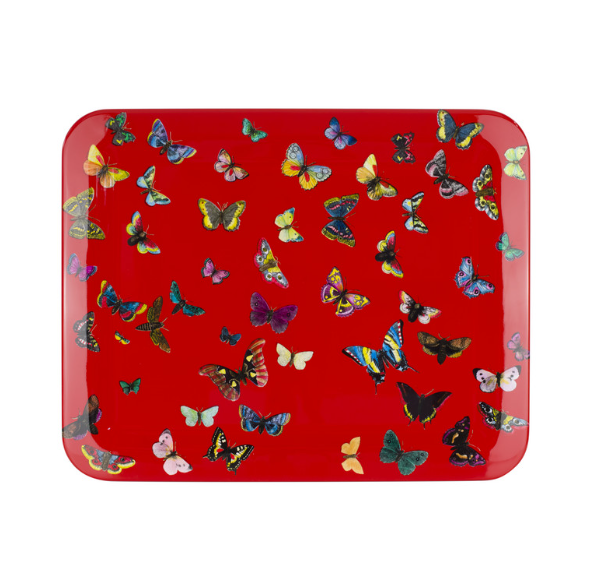 Medium Tray Farfalle Colour/Red