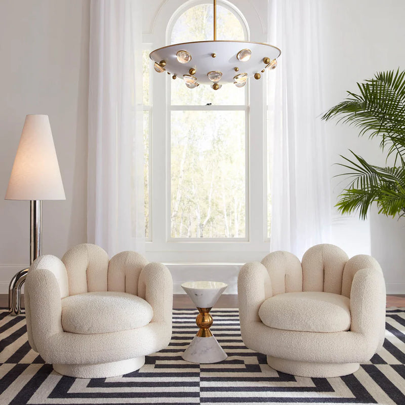 US SERPENTINE SWIVEL CHAIR - OLYMPUS IVORY - 33460