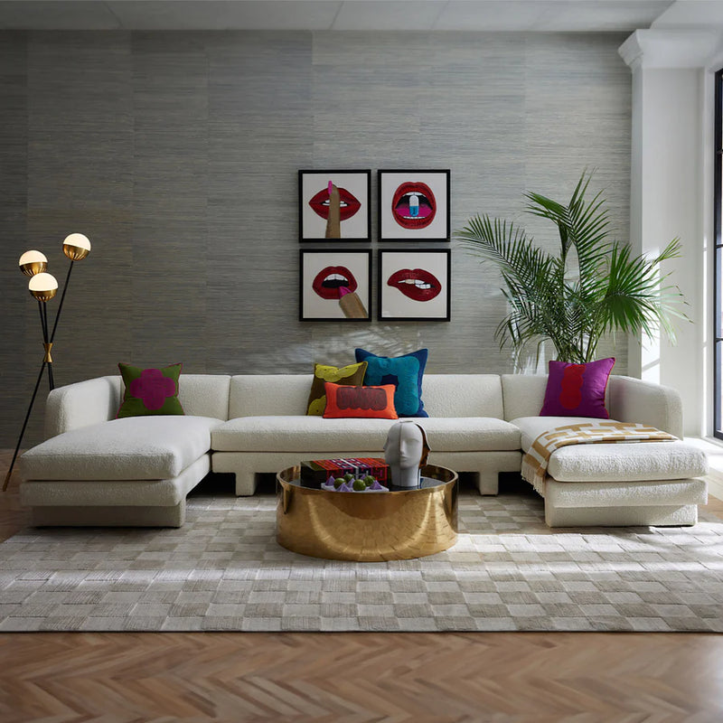 LIPSTICK BEADED WALL ART MULTI