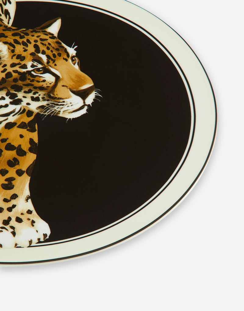 Leopard Charger Plate