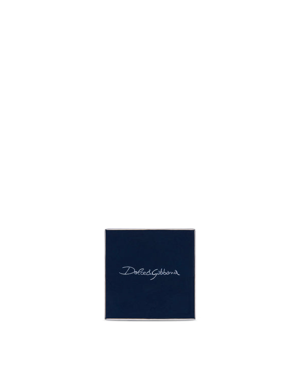 SQUARE COASTER  SMALL  - MEDITERRANEAN BLUE